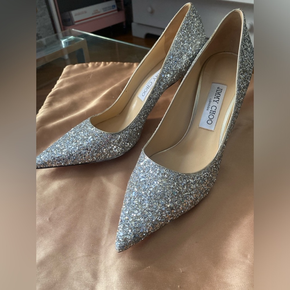 Sparkling Jimmy Choos ! Barely Worn - image 3